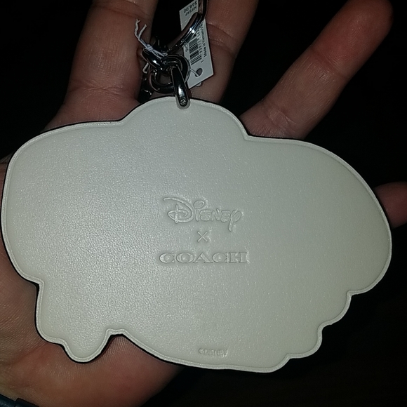 *Price Firm Disney x Coach Dumbo Bag Charm Leather - Picture 3 of 3
